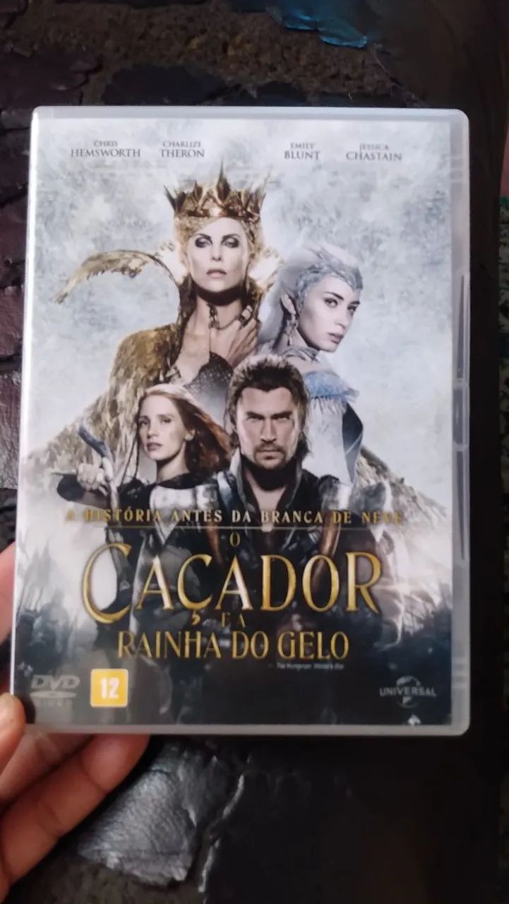 DVD original caçador e a rainha de gelo 