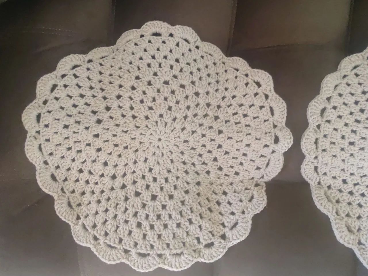 Conjunto 04 Suplar crochê  - Foto 3