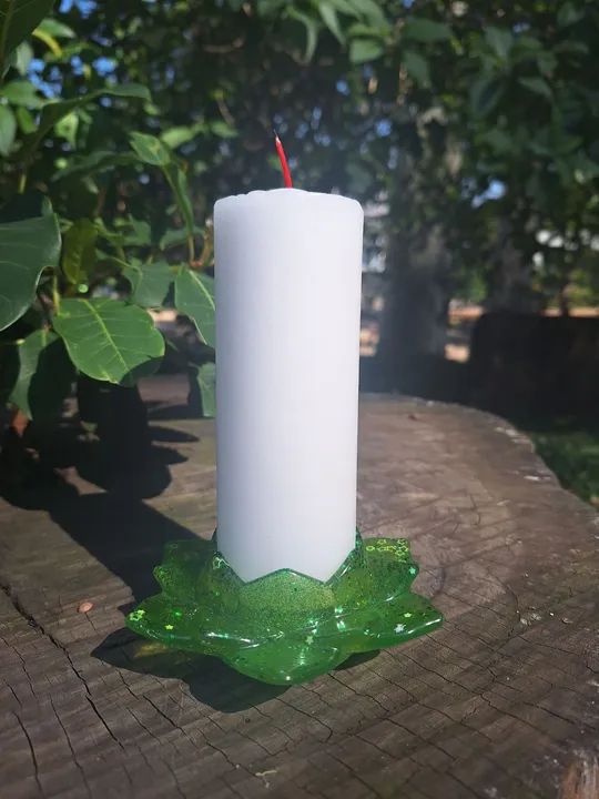 Suporte Vela Flor de Lótus  - Foto 3