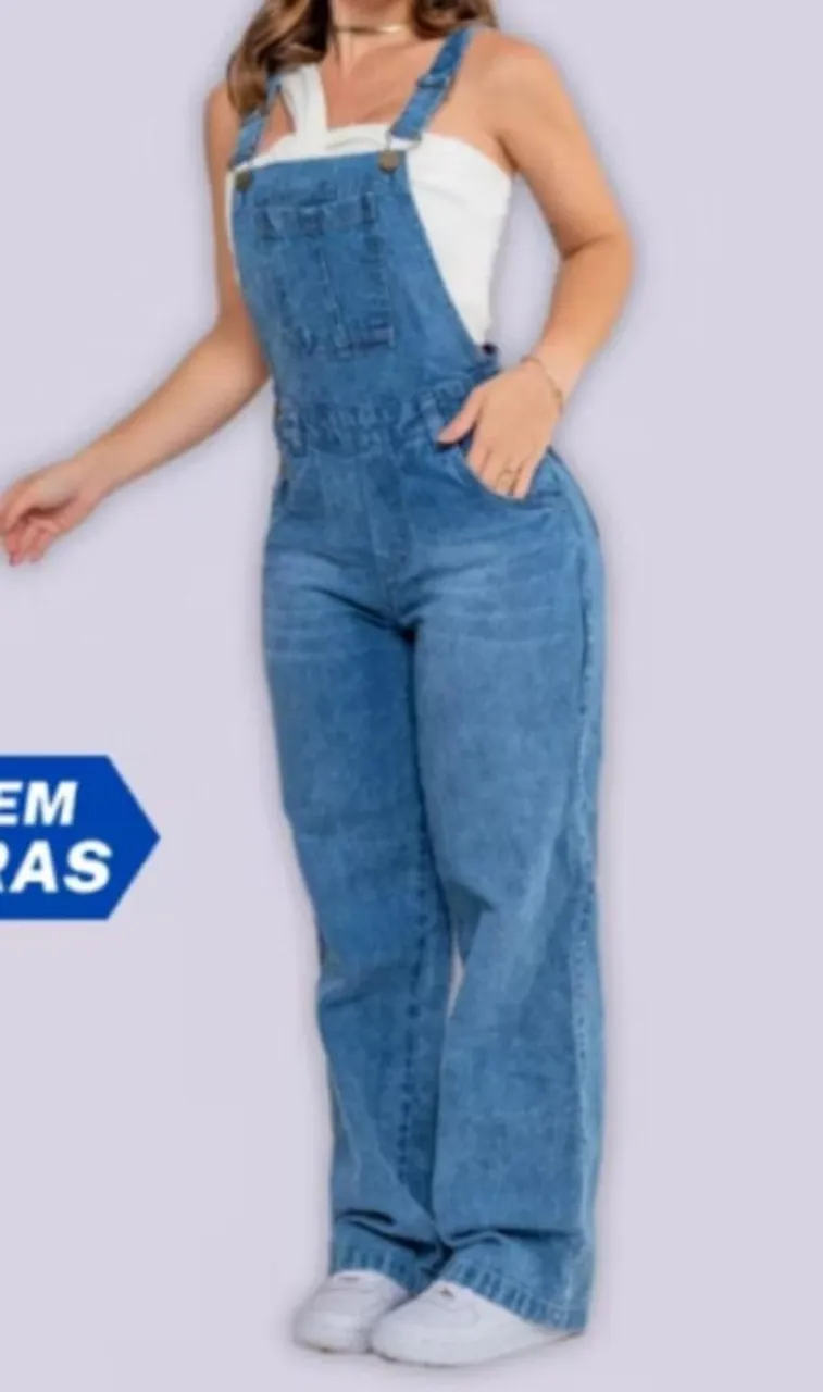 Macacão Jeans Feminino - Estilo e Conforto!