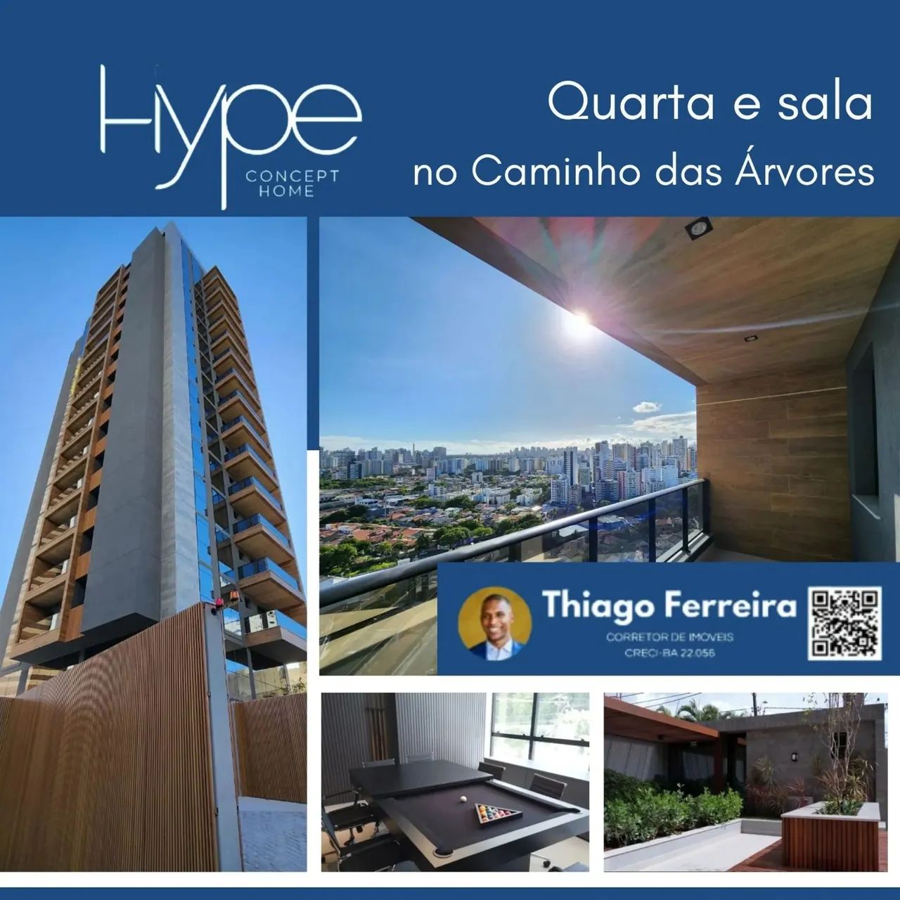 Hype Concept, 1 Quarto Distribuído Entre 50 A 56M² No Caminho Das Árvores. 118QKHF - Foto 2