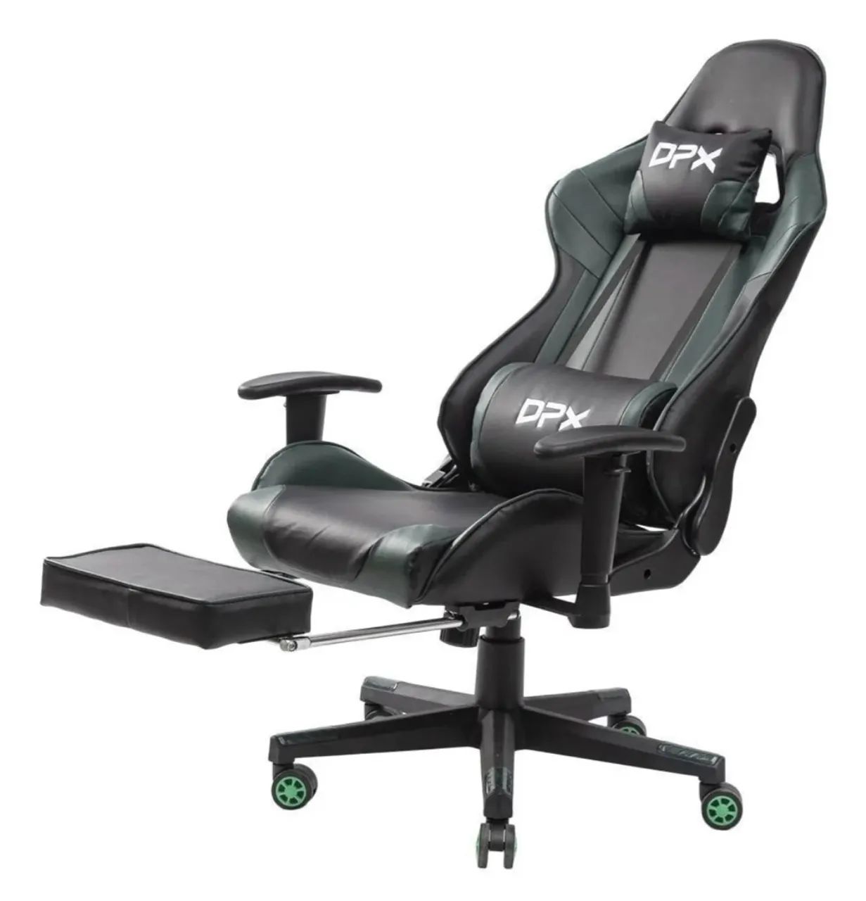 Cadeira Gamer DPX Preta e Verde - Foto 4