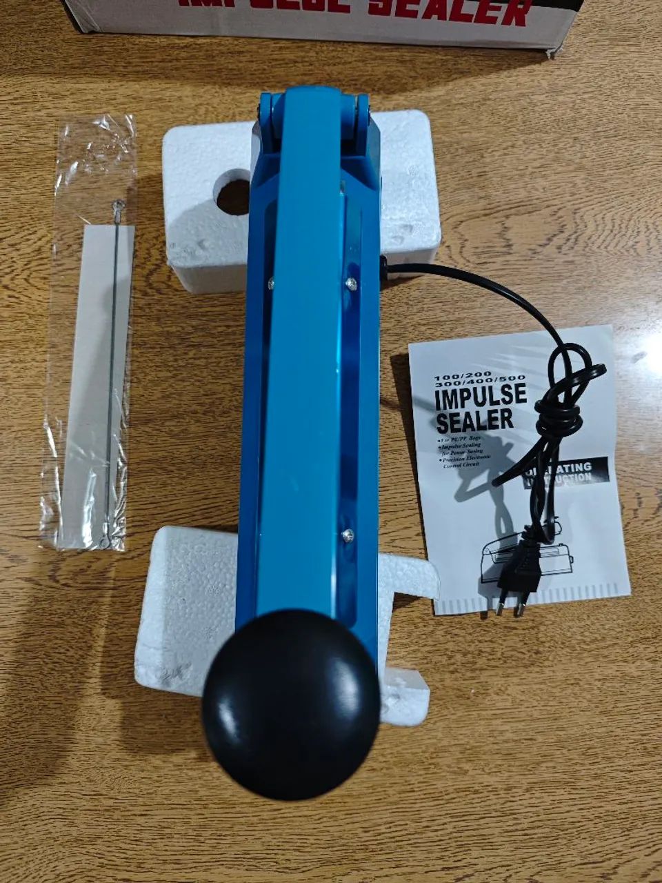 Seladora Térmica Para Pacotes Plásticos NOVA Celadora Coladora Termica Selador Novo - Foto 3