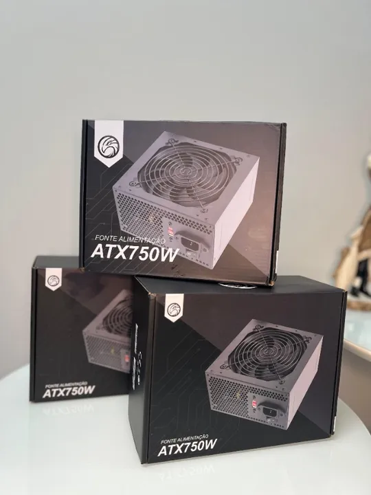 Fonte Brazil PC Gamer, 750W Real, BPC/7400-B - NOVO/LACRADO!