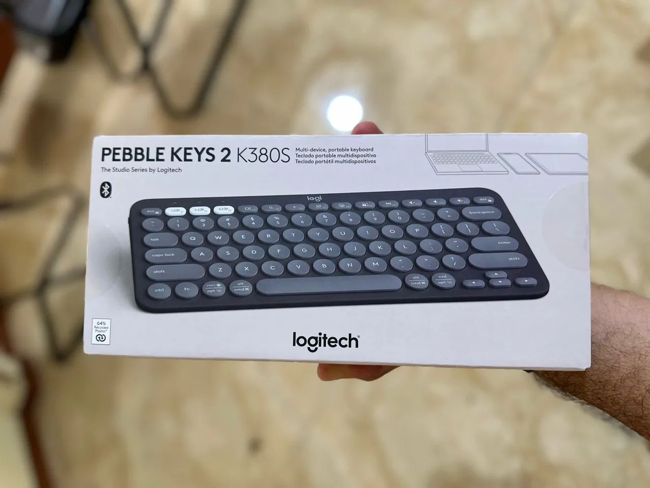 Teclado Logitech Pebble Kits 2 K380s