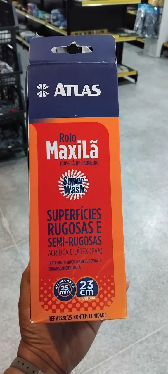 Rolo lã de carneiro 23 cm Maxila atlas 