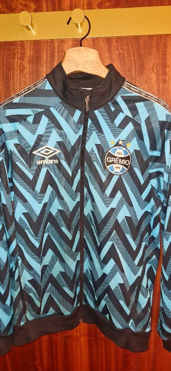 Jaqueta HinobGrêmio Umbro Original - Azul e Preto