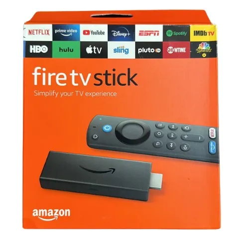 Amazon Fire TV Stick 3ª geração de voz Full HD 8GB preto com 1GB de memória RAM
