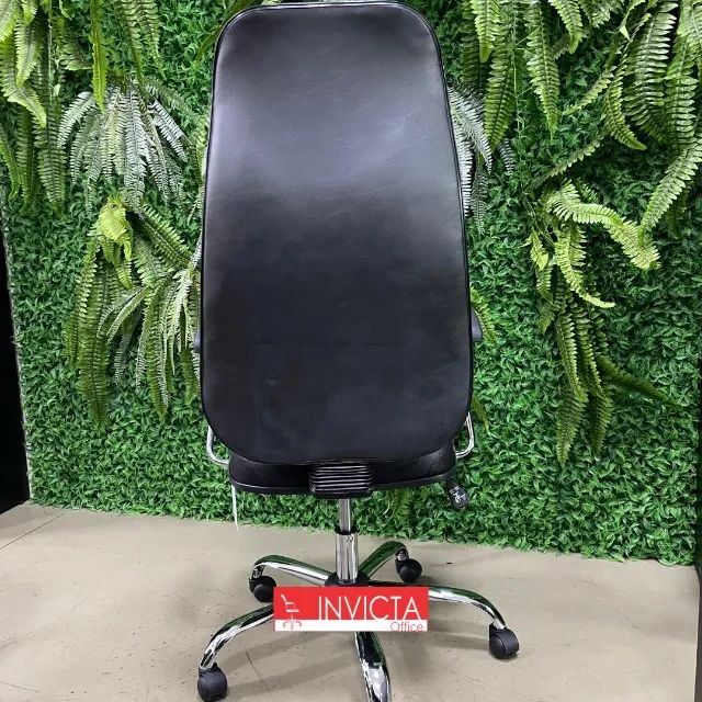 Cadeira Presidente Cromado para Escritório/Home Office - Foto 3
