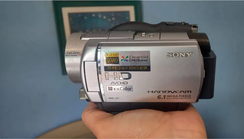 SONY HDR-UX7 シルバー 9jupf8b Câmera Filmadora Sony Handycam, Modelo HDR-UX7 - Câmeras e