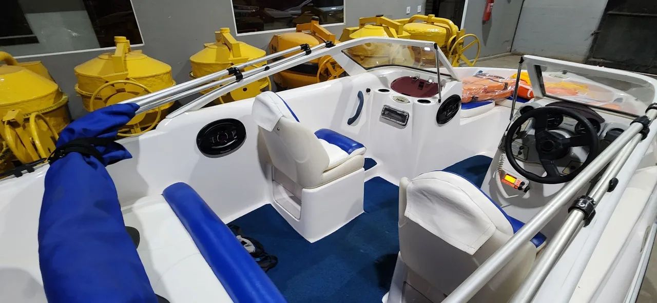 Lancha Focker 160 motor Yamaha 85hp - Foto 8