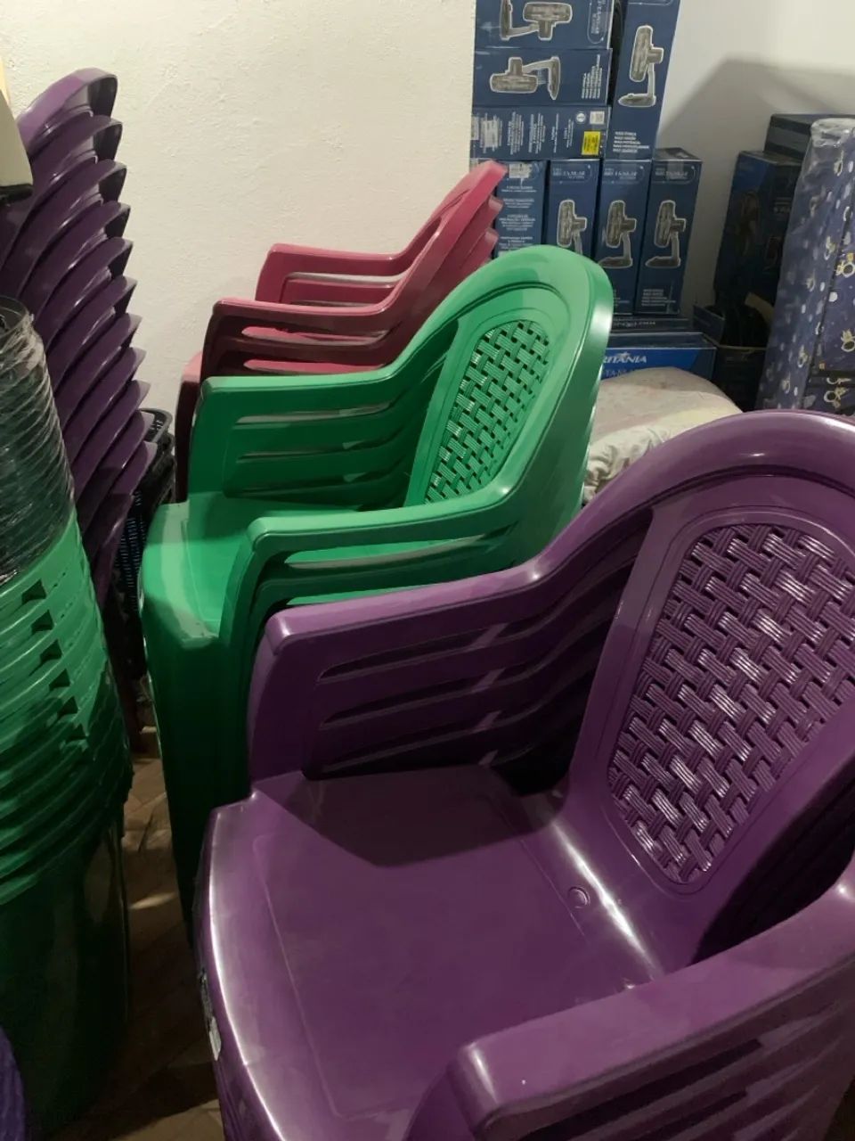 Cadeira de plástico