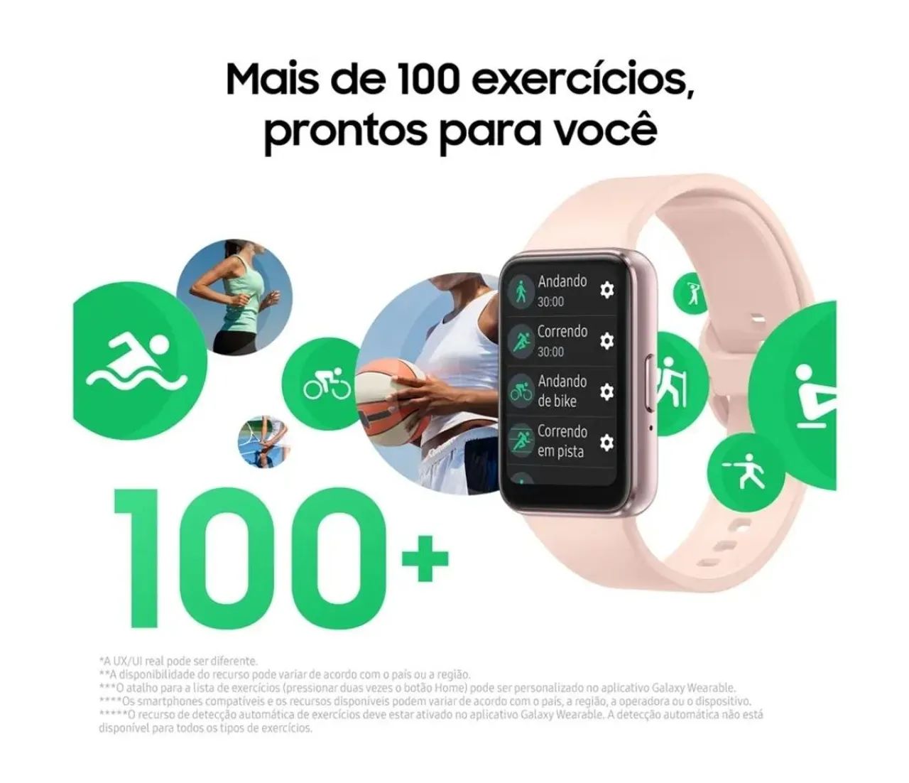 Smartwatch Samsung Galaxy Fit3 Display 1.6" - Foto 5