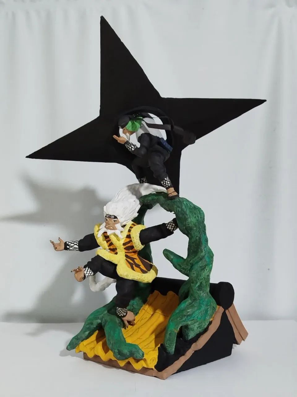 DIORAMA -  HIRUZEN HOKAGE & REI MACACO!  - Foto 2