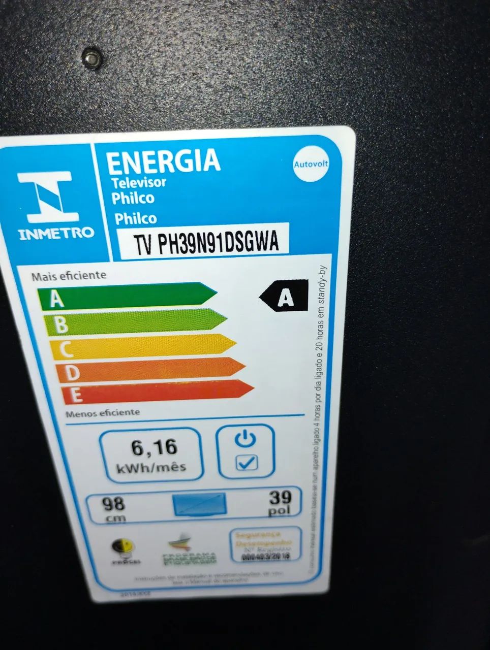 TV LED Philco SMart 39 Polegadas Modelo PH39N91DSGWA defeito Parou de funcionar  - Foto 4