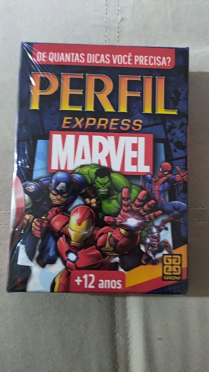 Perfil Express Marvel - Jogo de cartas - Lacrado