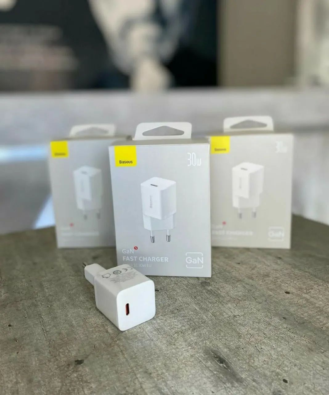 Carregador Baseus Quick Charge 30w GAN - Foto 2