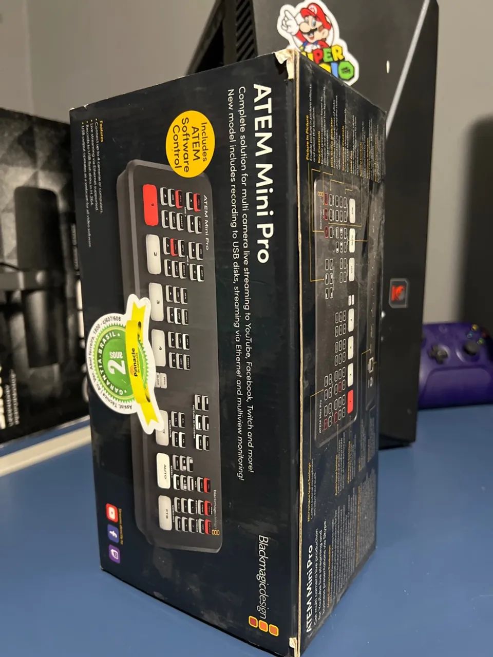 ATEM Mini Pro - Blackmagic Design | Usada Pouquíssimas Vezes - Foto 3