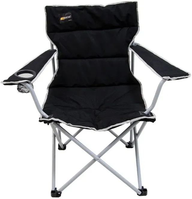 [PROMOÇÃO] Cadeira dobrável com estofado Nautika Boni NTK camping pesca acampamento - Foto 4