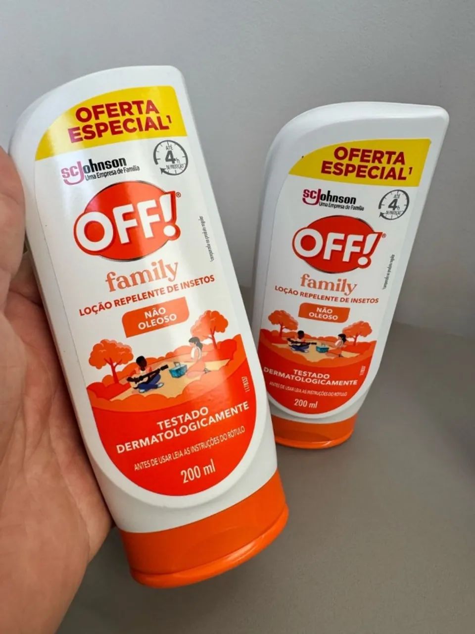  Kit 2 OFF! Family Repelente de Mosquitos - Loção 200ml 