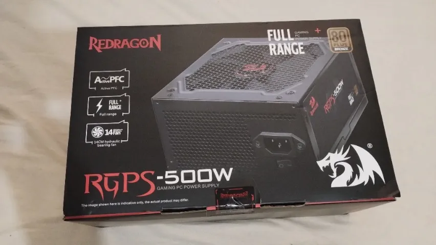 Fonte Redragon RPGS GC-PS001 500W Real - Bivolt - Preta