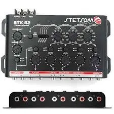 Crossover Digital Stetsom STX 82 - 2 Vias Estéreo + Subwoofer, Alta Performance para Som A