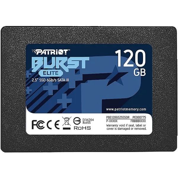 Ssd Patriot Burst 120gb 2,5" Sata 3 - Pbe120gs25ssdr *ENTREGA GRÁTIS*
