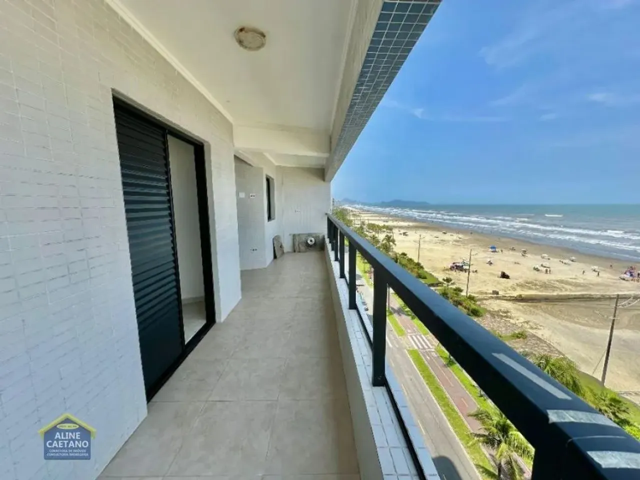 Frente mar!! Apto novo, 02 dorms!!