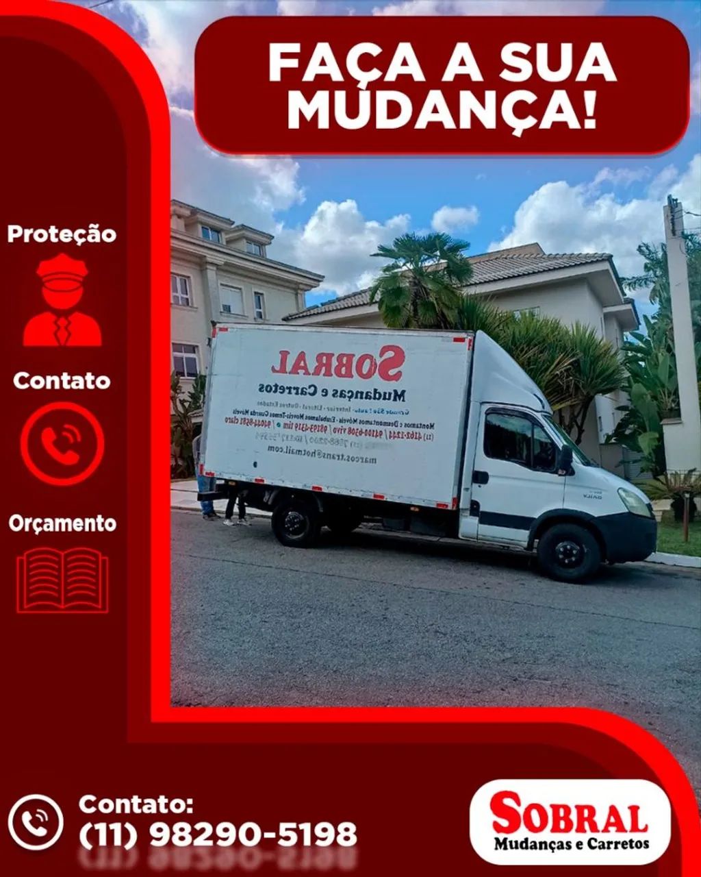 Qualidade - Agilidade - Orçamento sem Compromisso . Sobral Mudanças Carretos Fretes.