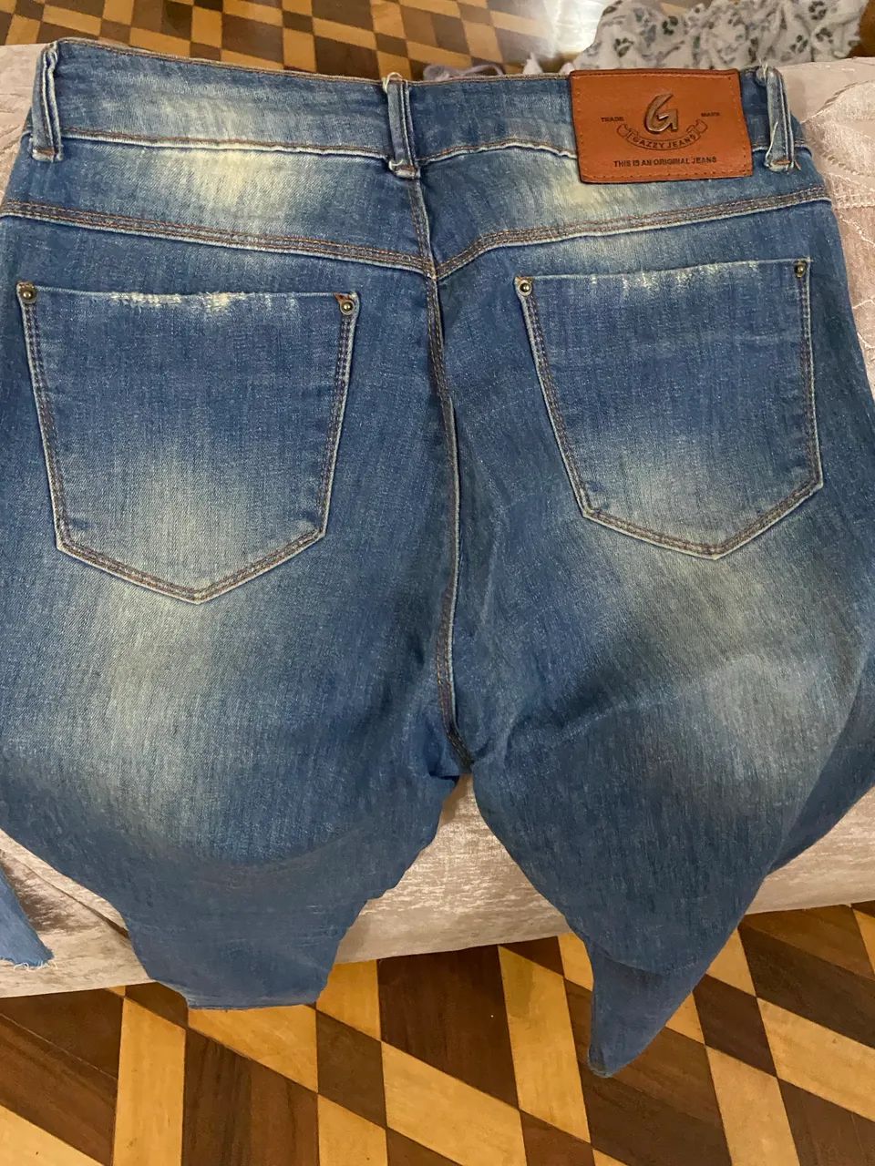 CALÇA JEANS FEMININA NÚMERO 38 - Foto 3