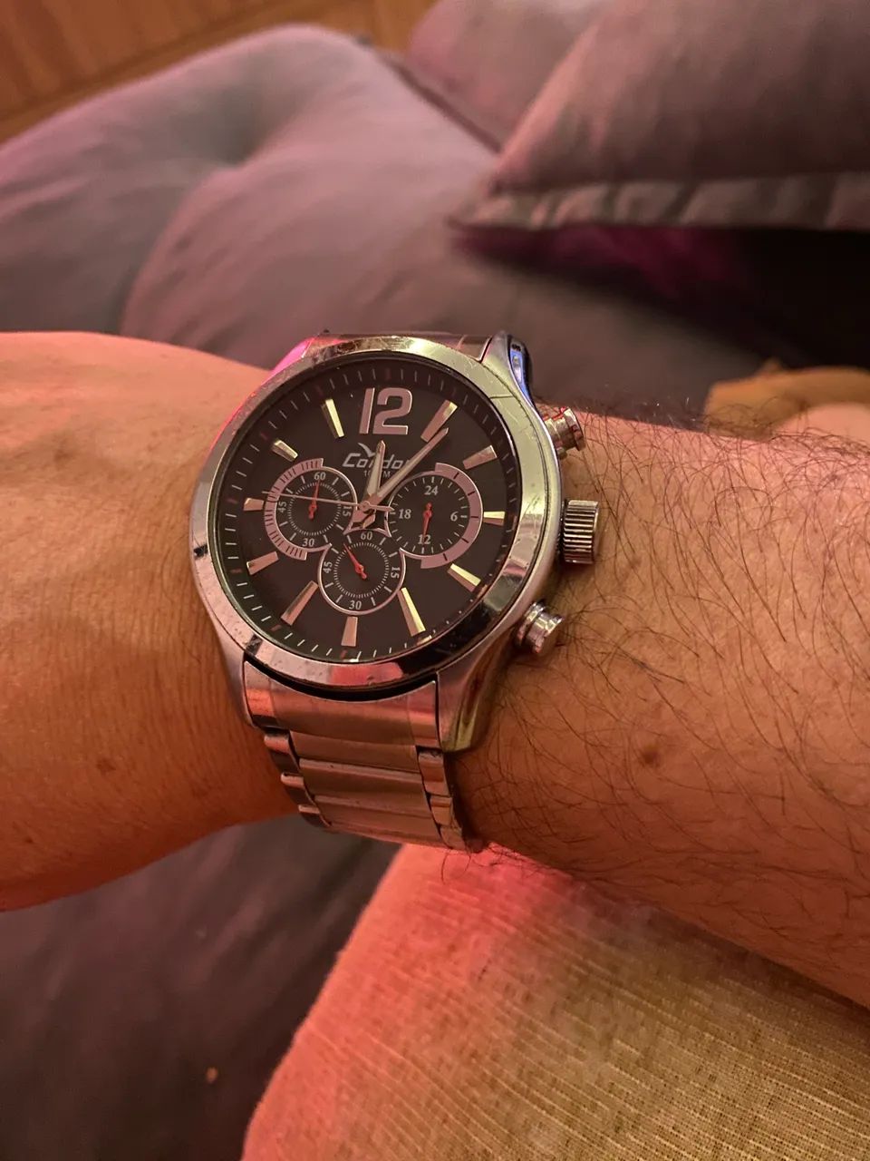 Relógio Condor New Prata  - Foto 4