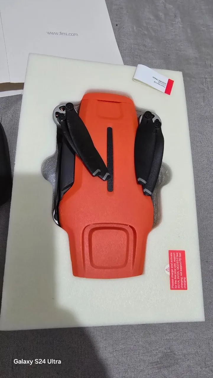Drone Xiaomi Fimi Mini 3 4k 60fps Fimi Mini 3 Laçamento Cor Laranja USADO 2 vezes - Foto 5
