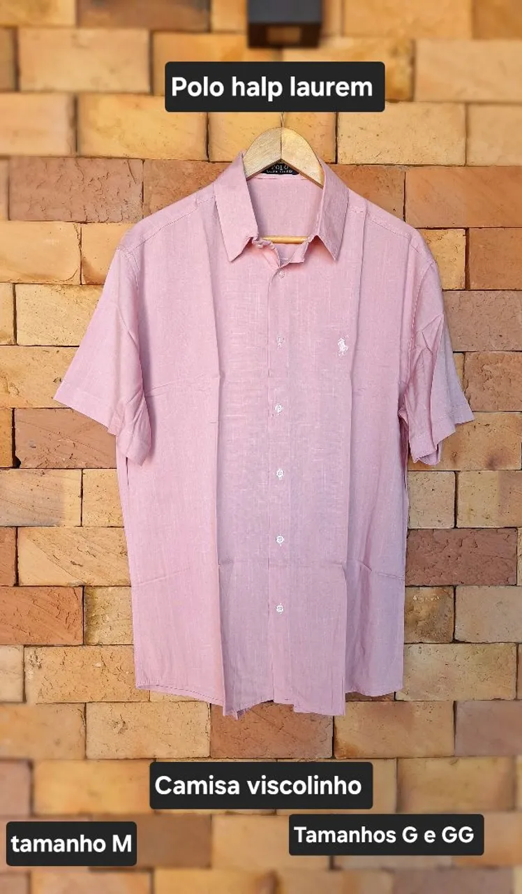 Camisa Viscolinho Polo Halp Laurem 70,00 cada 