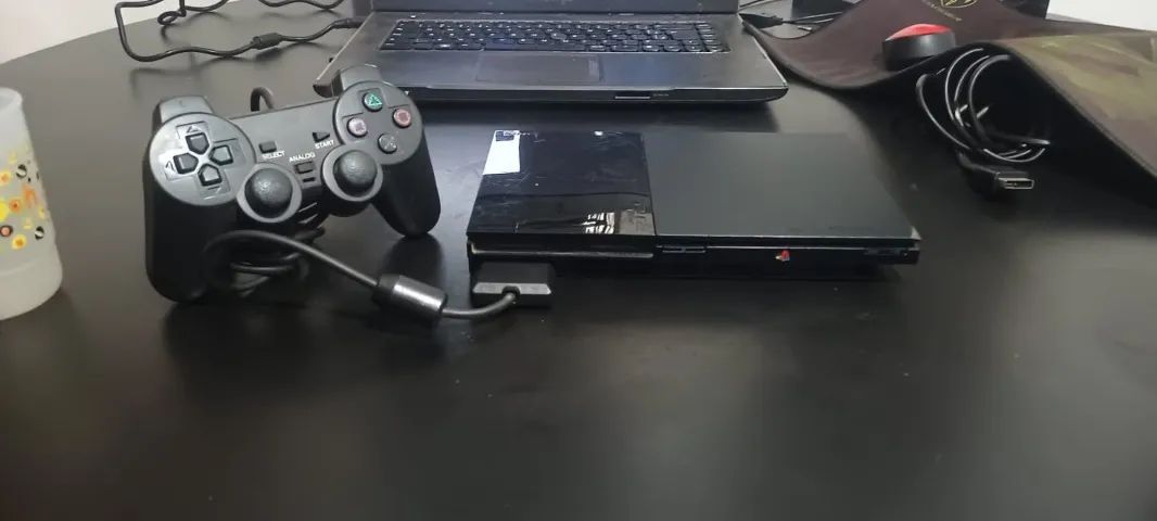 Ps2 + Controle e TODOS os cabos originais