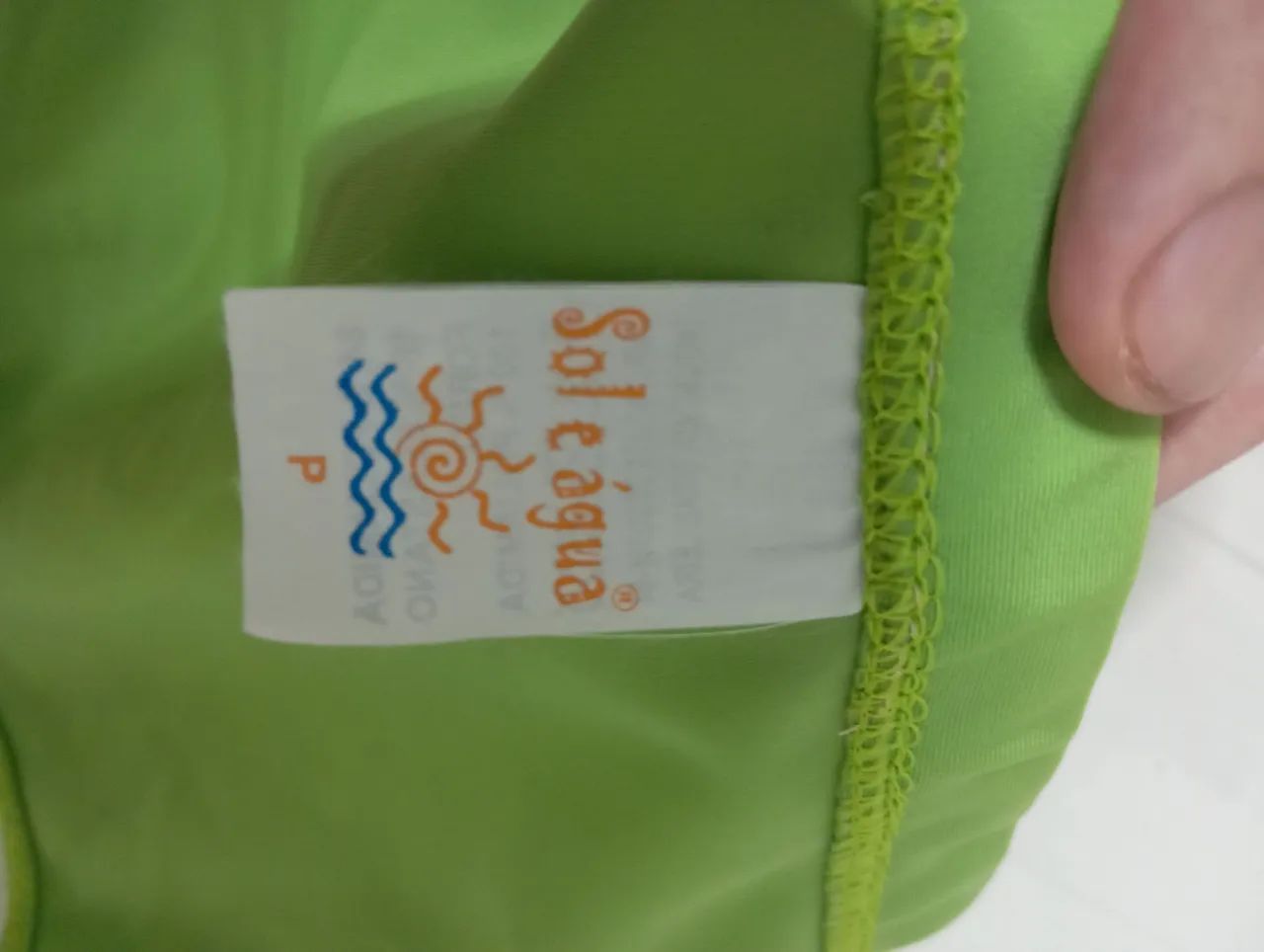 Sunga Infantil Verde com forro e regulagem P - Foto 3