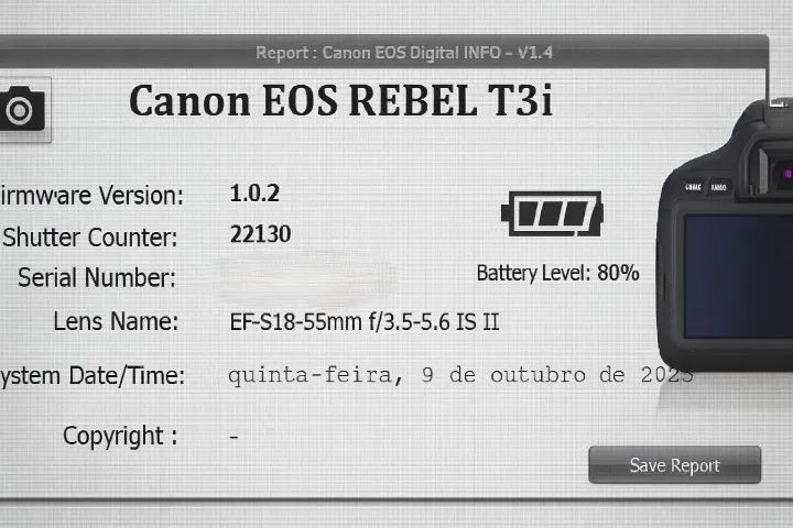 Canon EOS Rebel T3i + Lente 18-55mm | Pronta para fotografar! - BAIXOU PREÇO - Foto 5