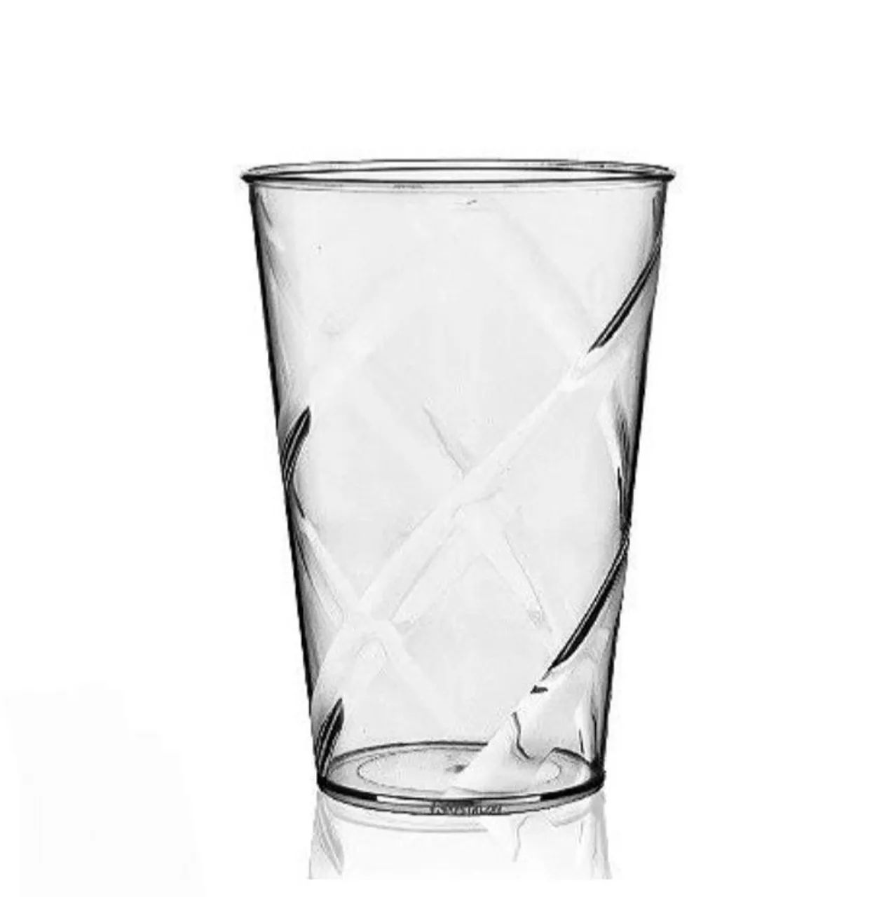 Kit 100 Copos Twister Cristal 500 ml Acrílico - Foto 2