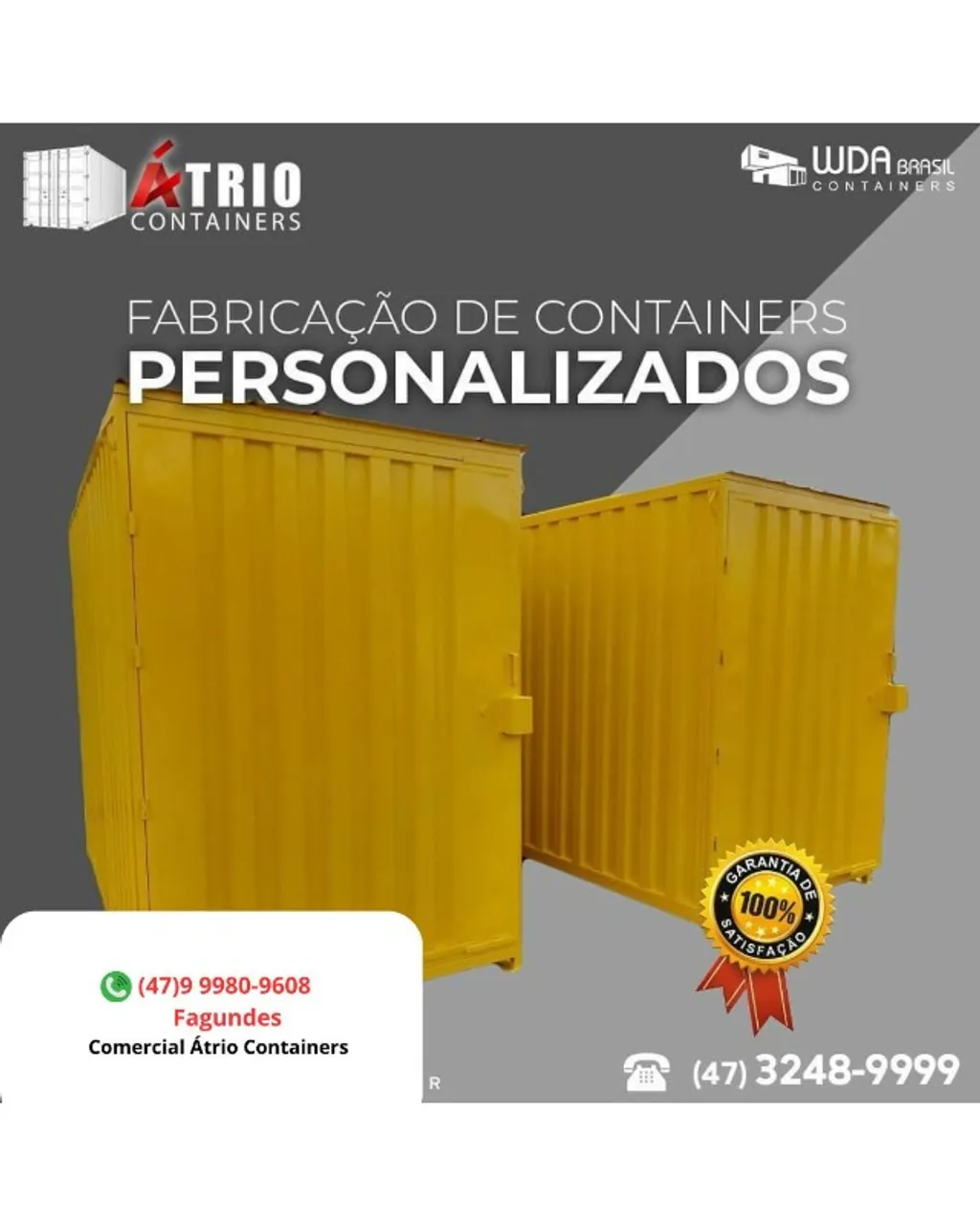 Átrio Container DESMONTÁVEL