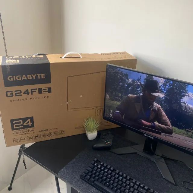 Monitor Gamer Gigabyte G24F2 165Hz 1ms, IPS, HDMI/DP - FreeSync - Foto 2