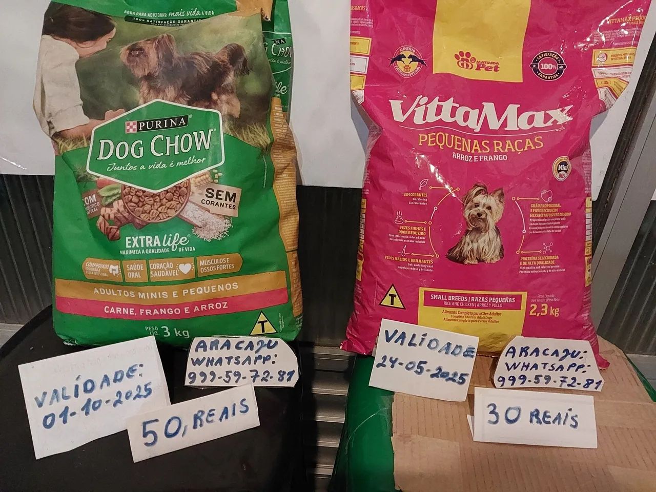 RAÇÃO PARA CACHORRO.