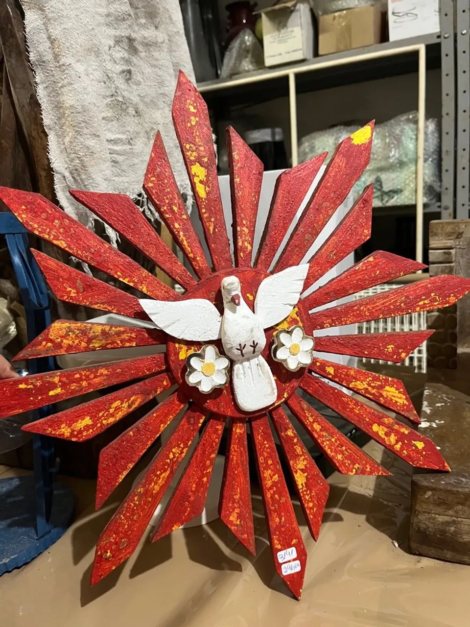 Painel Decorativo divino Espírito Santo 0,45x0,45