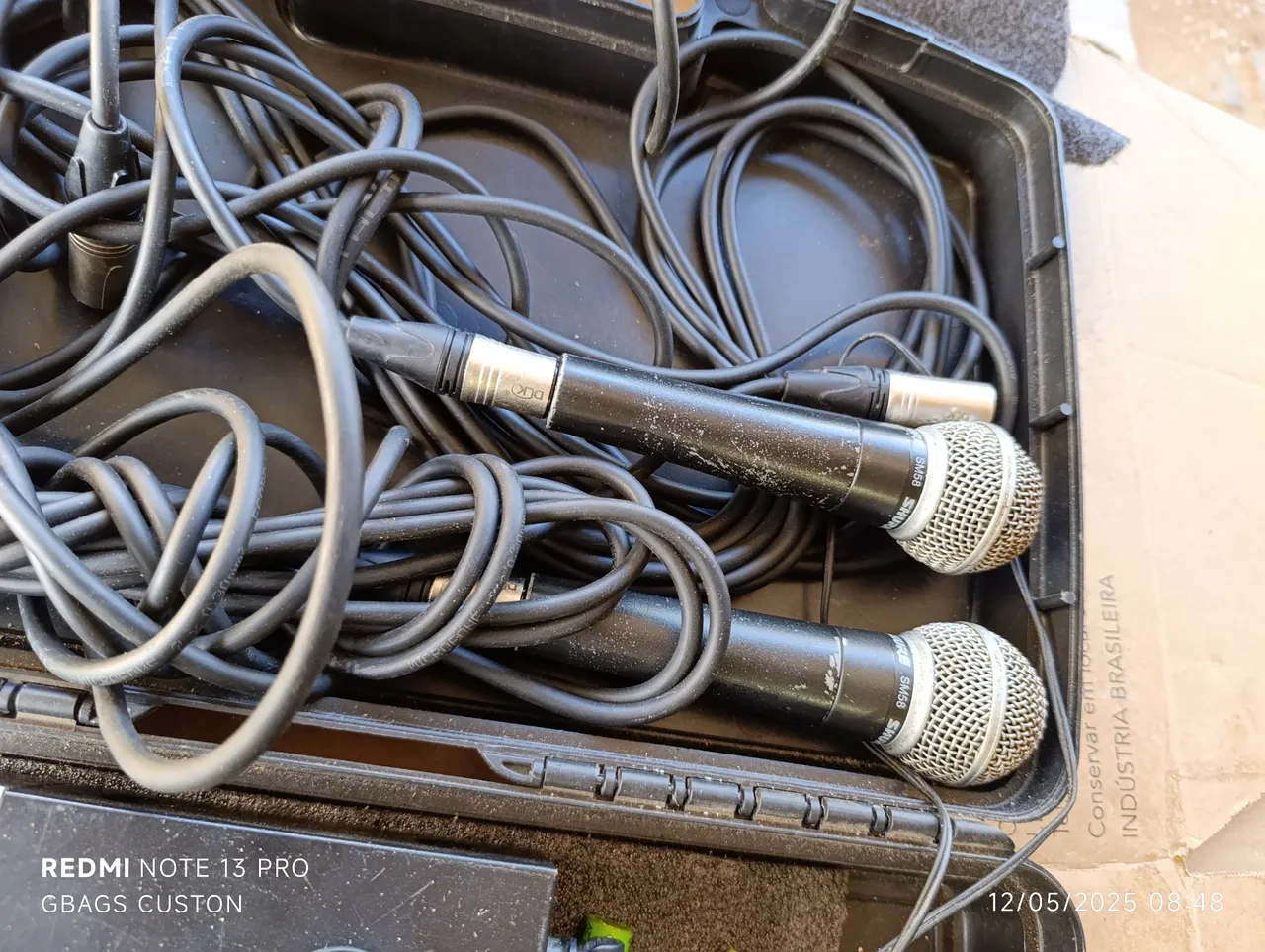 Microfones Shure, Vokal vlr502, arcano, behringer