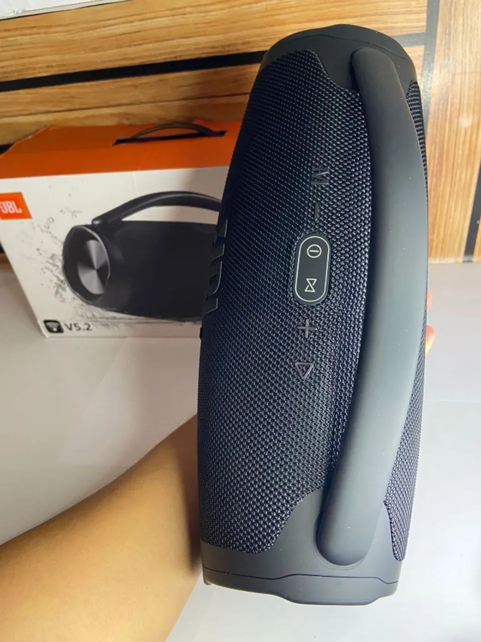 Caixa de som booms box 3 jbl preto an4 - Foto 2
