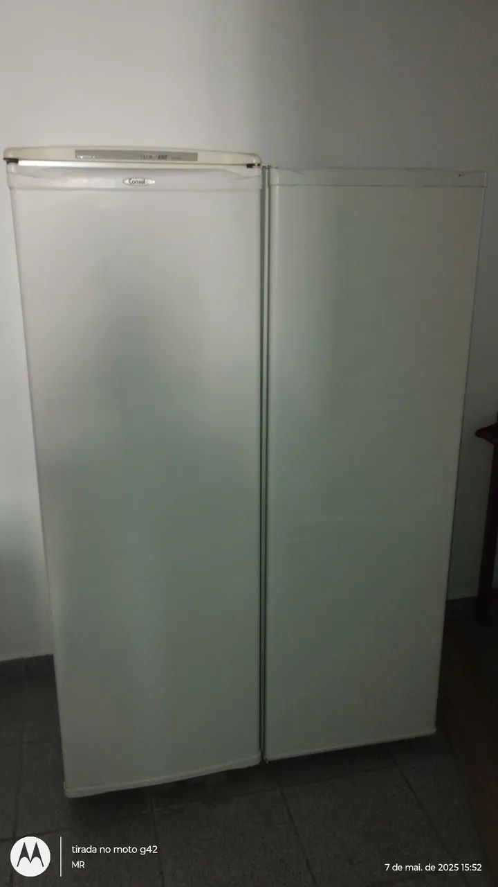 Duo  geladeira e  freezer Slim Consul 230 litros envelopados l