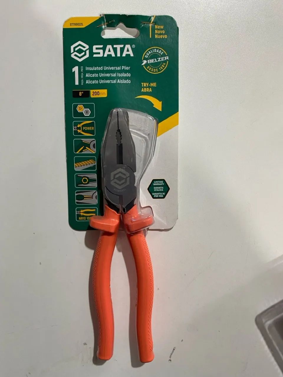 Alicate Universal Isolado SATA 8''