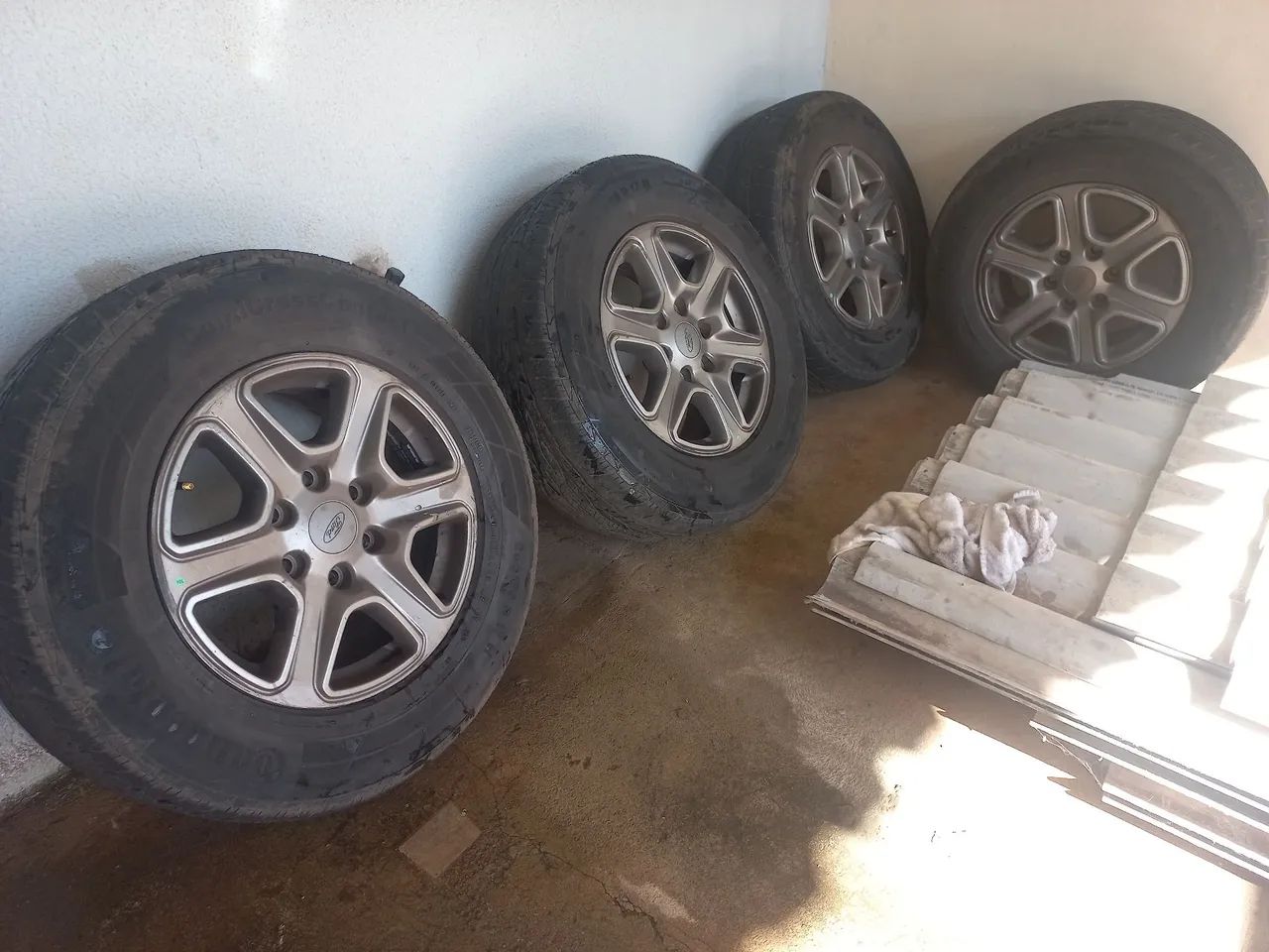 Rodas liga leve aro 17 Ford Ranger - Foto 3