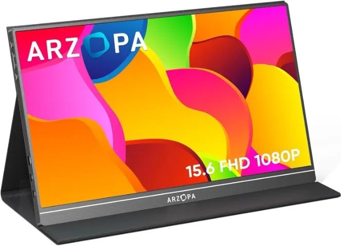 Monitor Arzopa S1 Table 15.6 Polegadas Ips Full Hd Bivolt C/ Capa Magnética - NOVO LACRADO