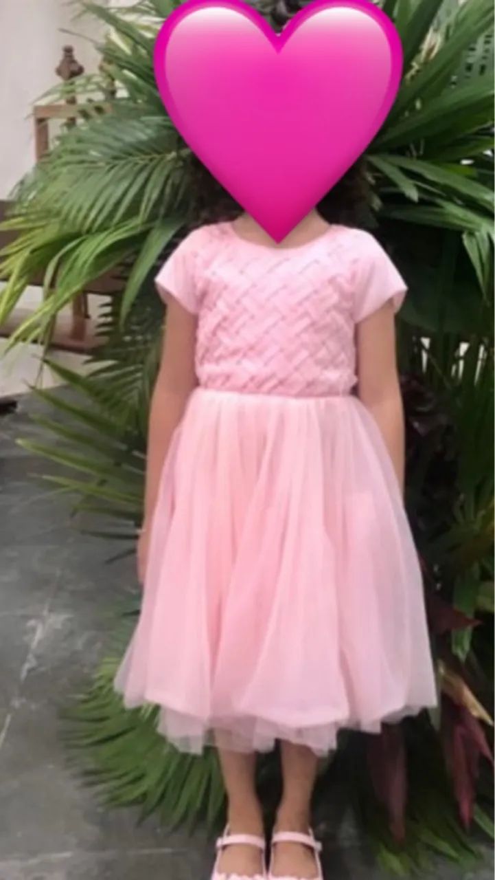 Vestido infantil rosa - Foto 2