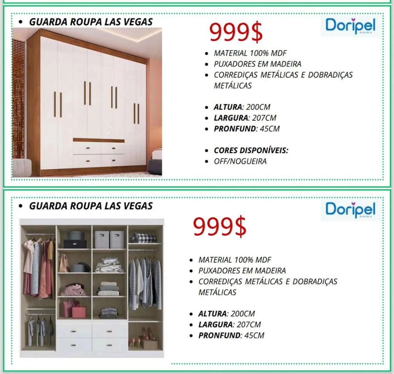 Roupeiro Las Vegas 