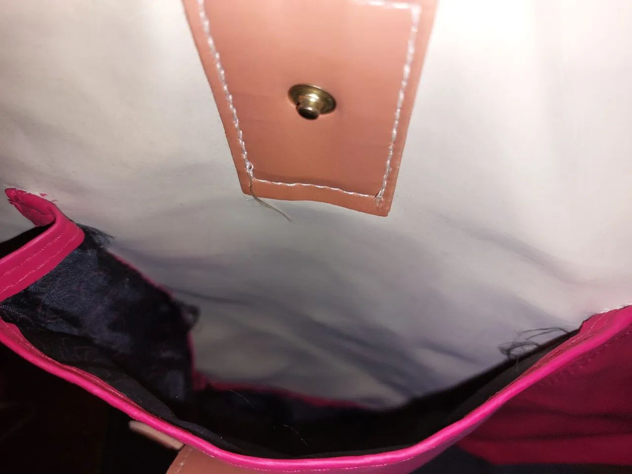 Bolsa de Ombro Feminina Vermelha - Foto 3